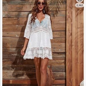 Swimsuit coverup. One size fits all.